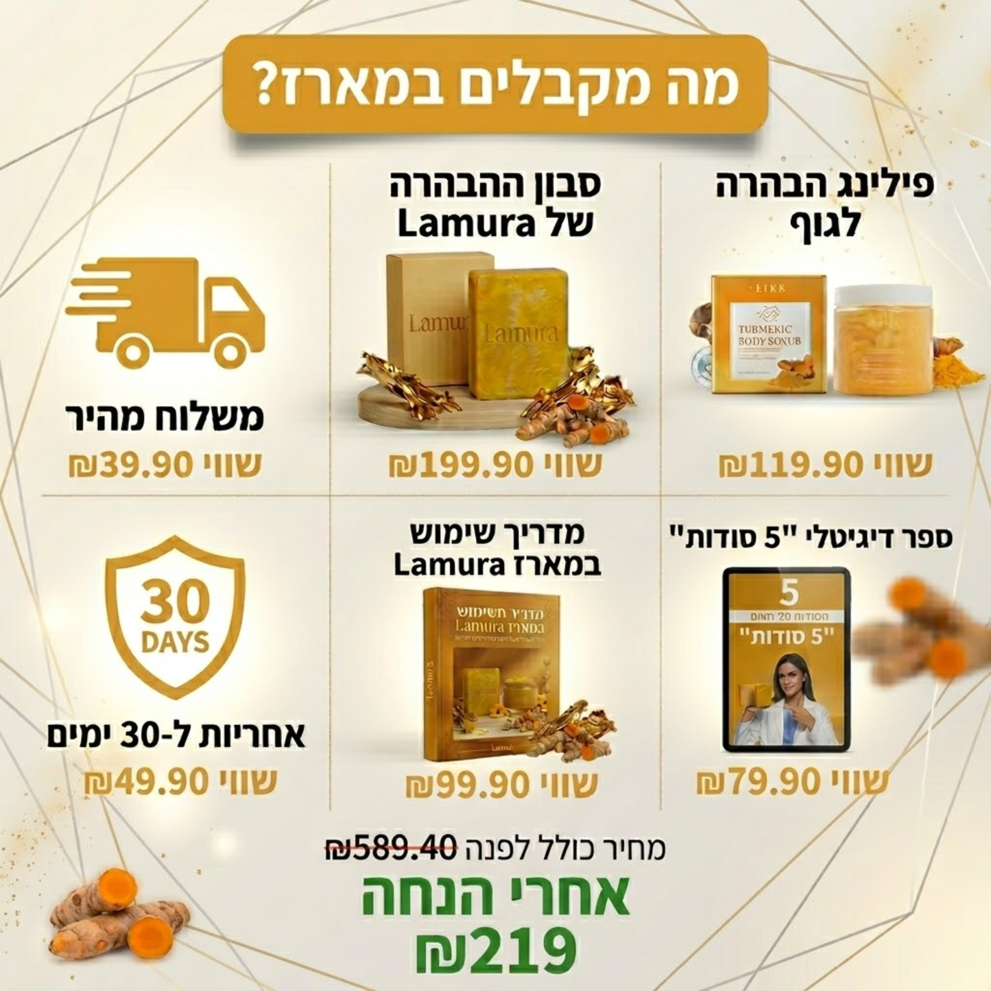מארז ההבהרה של Lamura